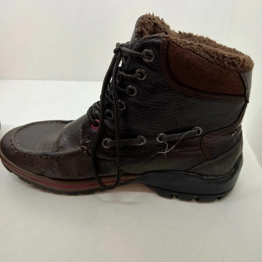 Pajar Bolle Waterproof brown Leather Winter Boots insulated men's 11 - 11.5